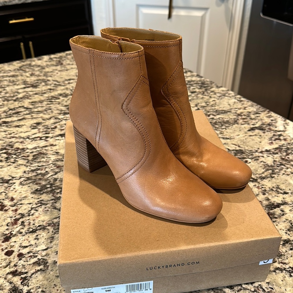 Lucky Brand leather Sheirin booties